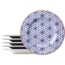 Ver imagem 4 de Jogo Pratos Sobremesa Lanche 12pçs 12 Pessoas Abstratta 21cm