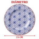 Ver imagem 5 de Jogo Pratos Sobremesa Lanche 12pçs 12 Pessoas Abstratta 21cm