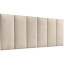 Ver imagem 1 de Cabeceira Painel Imperial Estofada Suspensa Casal Areia 1,40m - Pc Móveis