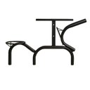 Ver imagem 3 de Mesa para Refeitório Escamoteável 08 Lugares MDP Branco de 25 mm - Assento Azul - 50801