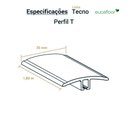 Ver imagem 3 de Perfil T Tecno 08 Eucafloor Barra 1,80m - Cor 08