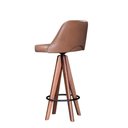 Ver imagem 2 de Banqueta Alta Giratória Bq009 Marrom Cercatto