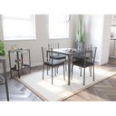Ver imagem 2 de Mesa de Jantar 90x90cm Rio Sala de Jantar Preto