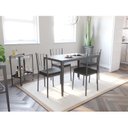 Ver imagem 2 de Mesa de Jantar Estrutura em Aço 120x70cm Rio Preto