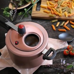 Panela de Pressão Antiaderente com Visor de Vidro 3 Litros Cereja Mta - 5
