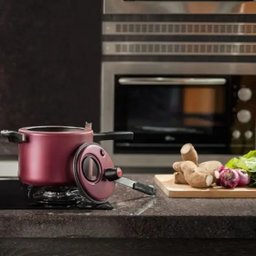 Panela de Pressão Antiaderente com Visor de Vidro 3 Litros Cereja Mta - 2
