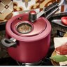 Panela de Pressão Antiaderente com Visor de Vidro 3 Litros Cereja Mta - 4