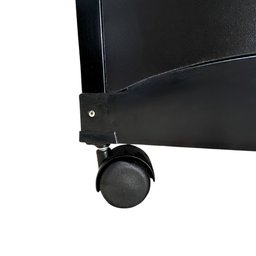 Carrinho Auxiliar com Madeira Orion Preto - 6