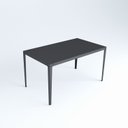 Ver imagem 1 de Mesa de Jantar Estrutura em Aço 140x80cm Rio Preto