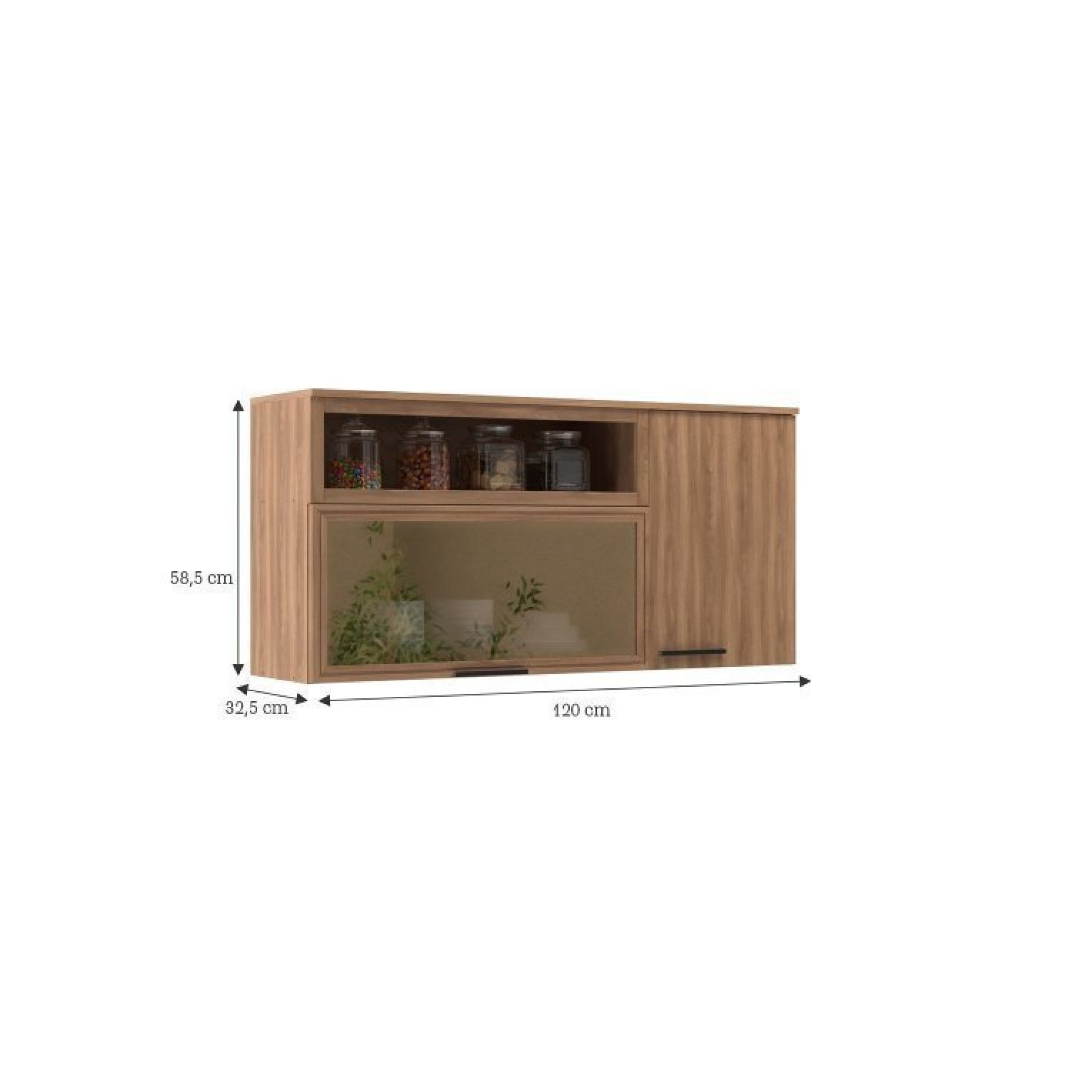 Cozinha Modulada 5 Peças 11 Portas 2 Gavetas Flora Moveis Sul - 13