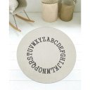 Ver imagem 3 de Tapete Alfabeto Redondo Ø100cm Natural - Antiderrapante FASTLAR TAPETE REDONDO