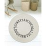 Tapete Alfabeto Redondo Ø100cm Natural - Antiderrapante FASTLAR TAPETE REDONDO - 3