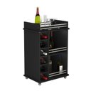 Ver imagem 2 de Adega Bar para 6 Garrafas 3 Prateleiras Ibiza Preto