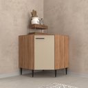 Ver imagem 5 de Cozinha Modulada 8 Peças 17 Portas e 2 Gavetas Flora Moveis Sul