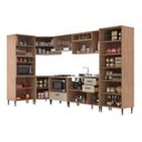 Ver imagem 2 de Cozinha Modulada 8 Peças 17 Portas e 2 Gavetas Flora Moveis Sul