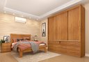 Ver imagem 2 de Guarda Roupa Casal Chicago 3 Portas 9 Gavetas S/Espelho Tcil Cinamomo
