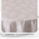Ver imagem 3 de Toalha de Mesa Redonda Jacquard Bordado Poli-bambu 220cm