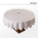 Ver imagem 7 de Toalha de Mesa Redonda Jacquard Bordado Poli-bambu 220cm