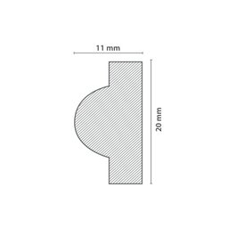 Roda Meio I20 Perfil de Poliestireno - 4