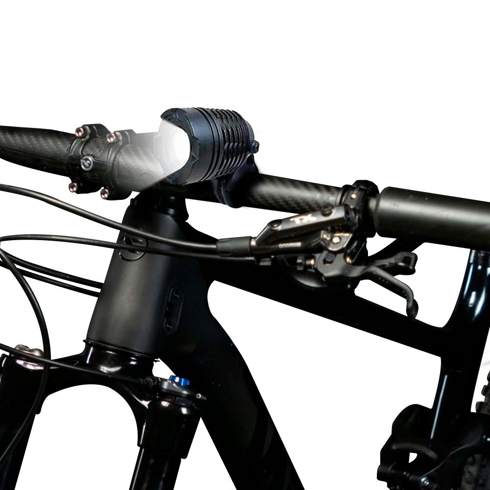 Farol de Bicicleta Led T6 - com Bateria Externa 6 Celulas e Zoom - 2