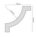 Ver imagem 3 de Canto Decorativo p/ Boiserie Poliestireno Bi20 4 unidades