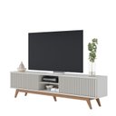 Ver imagem 7 de Rack para TV até 75 Polegadas com Ripado Pés Madeira Maciça Fortaleza