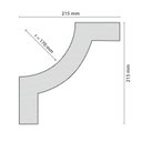 Ver imagem 2 de Canto Decorativo para Boiserie Poliestireno Bu40  4 unidades