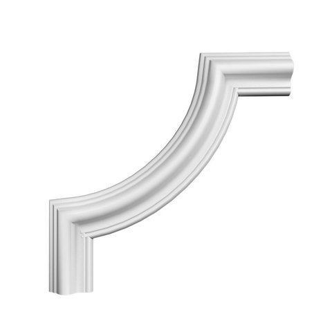 Canto Decorativo para Boiserie Poliestireno BU40 4 Unidades Branco Homestar