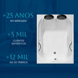 Banheira Dupla Hierro Imersão em Acrílico - 127v - 5