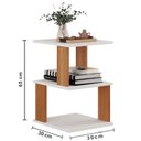 Ver imagem 4 de Mesa de Cabeceira SPIN360 Branco