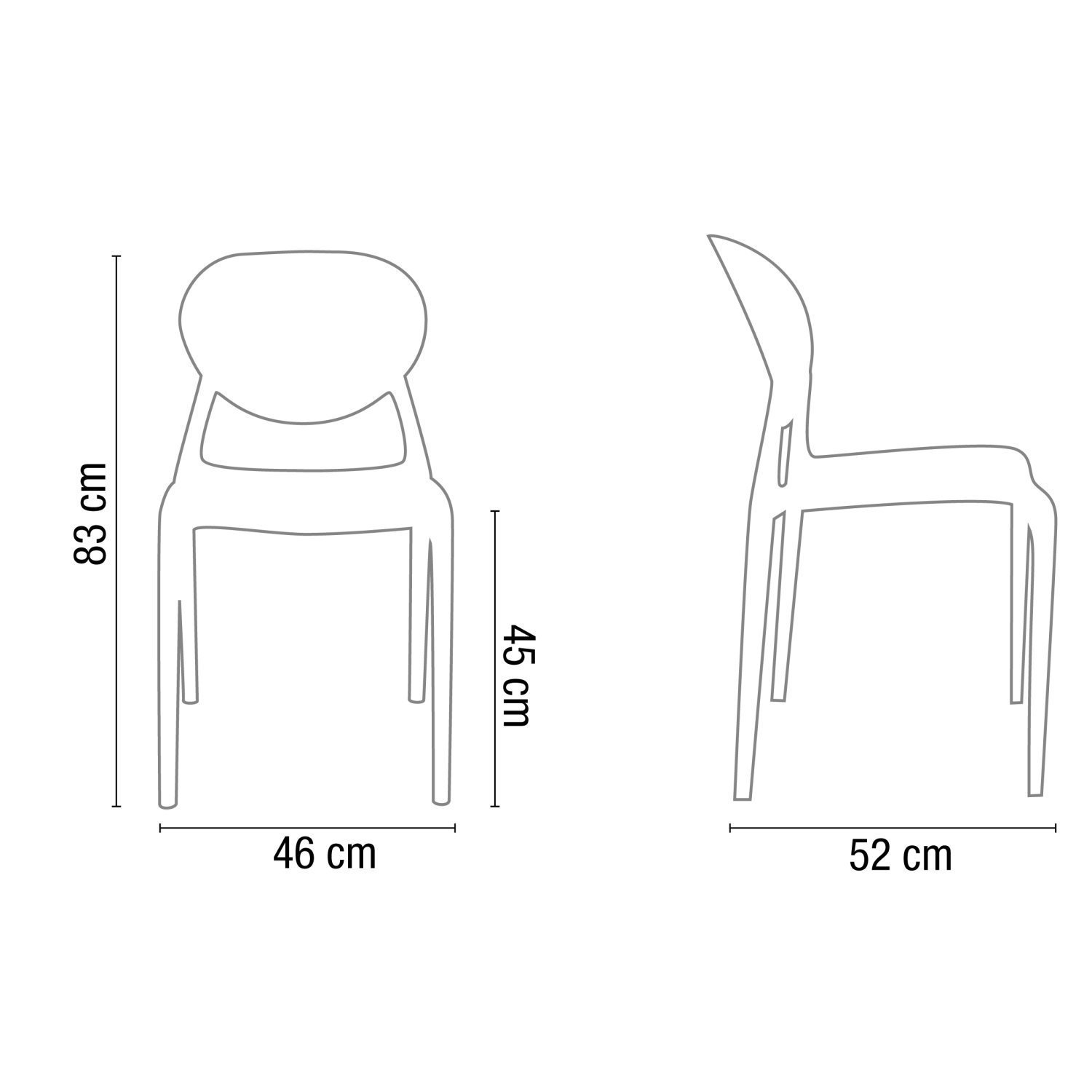 Cadeira para Jardim 83cmx46cm Slick - 2