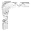 Ver imagem 1 de Canto Decorativo Para Boiserie Poliestireno 2cm x 2cm 4 Unidades Bu40d HomeStar