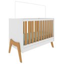 Ver imagem 7 de Berço Peroba Guti Branco c/ Amêndoa Multifuncional Infantil