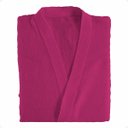 Ver imagem 4 de Roupão de Banho 100% Algodão Felpudo Tamanho Único Conforto Premium Cor Pink
