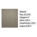 Ver imagem 3 de Painel P/ Quarto até 85 Pol Modular 2.2 Ripado 219x250cm Gris Fosco - Linea Brasil