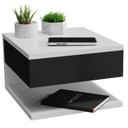 Ver imagem 3 de Mesa de Cabeceira Suspensa 1 Gaveta Superior Branco