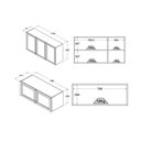 Ver imagem 3 de Armário de Cozinha Completo Ditália Berlim 6 Peças Cv/br B4