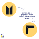 Ver imagem 4 de Moldura Painel Ripado Eva Autocolante Liso 2,5cmx5mm 20 Mts - Preto