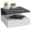 Ver imagem 3 de Mesa de Cabeceira Suspensa 1 Gaveta Inferior Branco