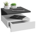 Ver imagem 6 de Mesa de Cabeceira Suspensa 1 Gaveta Inferior Branco