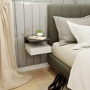 Ver imagem 2 de Mesa de Cabeceira Suspensa 1 Gaveta Inferior