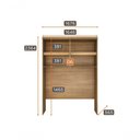Ver mais imagens de Modulado Casal Completo 6 Portas 8 Gavetas - Linea-cumaru - Móveis Novo Horizonte