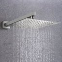 Ver imagem 6 de Ducha Chuveiro Quadrada 20x20cm com Haste Borda Fina Cabeça Móvel para Agua Aquecida ou Fria