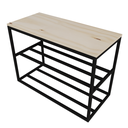 Ver imagem 4 de Banco Sapateira Industrial para Organização e Estilo 30x70cm