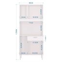 Ver imagem 3 de Cozinha Ambiente Kit Cassia 6 Portas Branco - Poquema