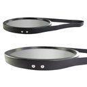 Ver imagem 4 de Espelho Decorativo Redondo Luxo 33 Cm Cor:preto