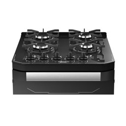 Fogão 4 Bocas Mesa de Vidro Automático Bivolt Itamaster Itatiaia Preto - 14