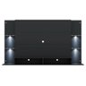 Painel TV 60" com 2 Leds Vegas Multimóveis V3396 Preto - 7