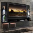 Ver imagem 3 de Painel TV 60" com 2 Leds Vegas Multimóveis V3396 Preto