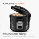 Ver mais imagens de Panela Elétrica de Arroz Mondial Fast Rice 10 Premium Preto 700w 127v - Pe-44-10x